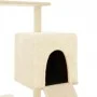 Cat scratching post with cream sisal posts 130.5 cm by vidaXL, Cat furniture - Ref: Foro24-172040, Price: 55,09 €, Discount: %