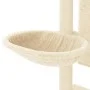 Cat scratching post with cream sisal posts 130.5 cm by vidaXL, Cat furniture - Ref: Foro24-172040, Price: 55,09 €, Discount: %