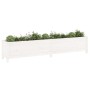 Elevated garden bed made of white pine wood 199.5x40x39 cm by vidaXL, Pots and planters - Ref: Foro24-825269, Price: 138,35 €...