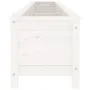 Hochbeet Zirbenholz weiß 199,5x40x39 cm von vidaXL, Töpfe und Pflanzgefäße - Ref: Foro24-825269, Preis: 132,60 €, Rabatt: %