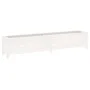 Arriate elevado de jardín madera de pino blanco 199,5x40x39 cm de vidaXL, Maceteros y jardineras - Ref: Foro24-825269, Precio...