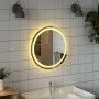 Round 50 cm LED bathroom mirror by vidaXL, Mirrors - Ref: Foro24-353278, Price: 53,29 €, Discount: %