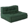 Sofá modular tela verde 70x70x54