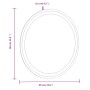 Round LED bathroom mirror 60 cm by vidaXL, Mirrors - Ref: Foro24-353279, Price: 70,33 €, Discount: %