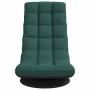 Silla giratoria de suelo de tela verde oscuro 70x51x79 cm en Sillas de suelo | Comprar online en Foro24
