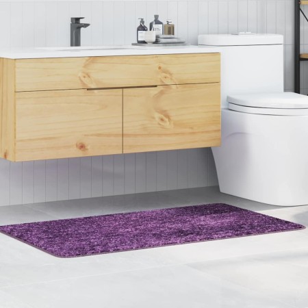 Alfombrilla de baño antideslizante Morado 70 x 120 cm PP