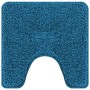 Conjunto de alfombra de baño antideslizante 2 pcs Azul PP