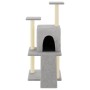 Katzenkratzbaum mit hellgrauen Sisalpfosten 110 cm von vidaXL, Katzenmöbel - Ref: Foro24-172038, Preis: 36,47 €, Rabatt: %