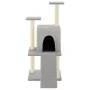 Rascador para gatos con postes de sisal gris claro 110 cm de vidaXL, Mobiliario para gatos - Ref: Foro24-172038, Precio: 36,0...
