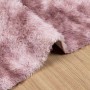 Alfombra de pelo largo NAVARRA rosa polvoriento 80x150 cm
