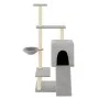 Cat scratching post with light gray sisal posts 130.5 cm by vidaXL, Cat furniture - Ref: Foro24-172041, Price: 44,79 €, Disco...