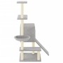 Cat scratching post with light gray sisal posts 130.5 cm by vidaXL, Cat furniture - Ref: Foro24-172041, Price: 45,15 €, Disco...