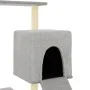 Cat scratching post with light gray sisal posts 130.5 cm by vidaXL, Cat furniture - Ref: Foro24-172041, Price: 44,79 €, Disco...