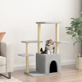 Cat scratcher with light gray sisal posts 97.5 cm by vidaXL, Cat furniture - Ref: Foro24-172050, Price: 38,50 €, Discount: %