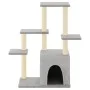 Cat scratcher with light gray sisal posts 97.5 cm by vidaXL, Cat furniture - Ref: Foro24-172050, Price: 37,98 €, Discount: %