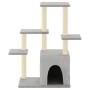 Katzenkratzbaum mit hellgrauen Sisalpfosten 97,5 cm von vidaXL, Katzenmöbel - Ref: Foro24-172050, Preis: 38,50 €, Rabatt: %