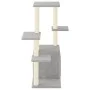 Cat scratcher with light gray sisal posts 97.5 cm by vidaXL, Cat furniture - Ref: Foro24-172050, Price: 37,98 €, Discount: %