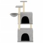 Cat scratching post with light gray sisal posts 122 cm by vidaXL, Cat furniture - Ref: Foro24-172053, Price: 49,09 €, Discoun...
