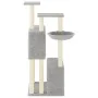 Cat scratching post with light gray sisal posts 122 cm by vidaXL, Cat furniture - Ref: Foro24-172053, Price: 48,45 €, Discoun...