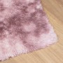 Alfombra de pelo largo NAVARRA rosa polvoriento 120x120 cm