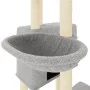 Katzenkratzbaum mit hellgrauen Sisalstämmen 122 cm von vidaXL, Katzenmöbel - Ref: Foro24-172053, Preis: 48,41 €, Rabatt: %