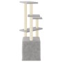 Cat scratcher with light gray sisal posts 107.5 cm by vidaXL, Cat furniture - Ref: Foro24-172071, Price: 36,18 €, Discount: %