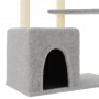 Katzenkratzbaum mit hellgrauen Sisalpfosten 107,5 cm von vidaXL, Katzenmöbel - Ref: Foro24-172071, Preis: 36,18 €, Rabatt: %