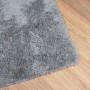 Alfombra de pelo largo NAVARRA gris claro 120x120 cm poliéster