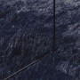 Alfombra de pelo largo NAVARRA azul marino 160x160 cm poliéster