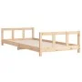 Kinderbettgestell aus massivem Kiefernholz 90x200 cm von vidaXL, Kinderbetten und Betten für Kinder - Ref: Foro24-834423, Pre...