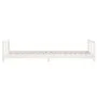 Estructura de cama para niños madera de pino blanco 90x200 cm de vidaXL, Cunas y camas para niños - Ref: Foro24-834424, Preci...