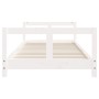 White pine wood children's bed frame 80x200 cm by vidaXL, Cribs and beds for children - Ref: Foro24-834421, Price: 64,60 €, D...