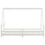 Kinderbettgestell Zirbenholz weiß 90x200 cm von vidaXL, Kinderbetten und Betten für Kinder - Ref: Foro24-834484, Preis: 106,3...