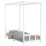 Estructura de cama para niños madera de pino blanco 90x200 cm