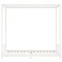 White pine wood children's bed frame 90x200 cm by vidaXL, Cribs and beds for children - Ref: Foro24-834523, Price: 124,01 €, ...