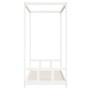 Estructura de cama para niños madera de pino blanco 90x200 cm