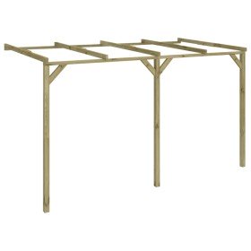 Pérgola cobertizo de madera 2x4x2,2 m en Pérgolas, arcos y enrejados de jardín | Comprar online en Foro24