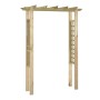 Pérgola/Arco de rosas madera impregnada 150x60x204 cm