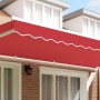 Valance de toldo Rojo 5.8 x 0.2 m Lona