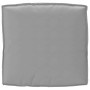 Cojín de palé para asiento Gris 80 x 80 x 12 cm Tela Oxford