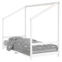 White pine wood children's bed frame 90x200 cm by vidaXL, Cribs and beds for children - Ref: Foro24-835704, Price: 115,00 €, ...