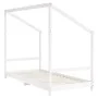 White pine wood children's bed frame 90x200 cm by vidaXL, Cribs and beds for children - Ref: Foro24-835704, Price: 113,82 €, ...