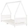 Estructura de cama para niños madera de pino blanco 80x200 cm de vidaXL, Cunas y camas para niños - Ref: Foro24-834496, Preci...