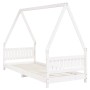 White pine wood children's bed frame 80x200 cm by vidaXL, Cribs and beds for children - Ref: Foro24-834496, Price: 105,63 €, ...