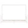 Estructura de cama para niños madera de pino blanco 80x200 cm de vidaXL, Cunas y camas para niños - Ref: Foro24-834496, Preci...