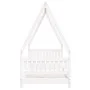 Estructura de cama para niños madera de pino blanco 80x200 cm de vidaXL, Cunas y camas para niños - Ref: Foro24-834496, Preci...