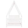 White pine wood children's bed frame 80x200 cm by vidaXL, Cribs and beds for children - Ref: Foro24-834496, Price: 105,63 €, ...