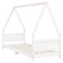 White pine wood children's bed frame 80x200 cm by vidaXL, Cribs and beds for children - Ref: Foro24-834496, Price: 105,63 €, ...