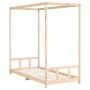 Solid pine wood bed frame for children 90x200 cm by vidaXL, Cribs and beds for children - Ref: Foro24-834522, Price: 104,91 €...