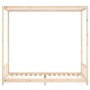 Solid pine wood bed frame for children 90x200 cm by vidaXL, Cribs and beds for children - Ref: Foro24-834522, Price: 104,91 €...